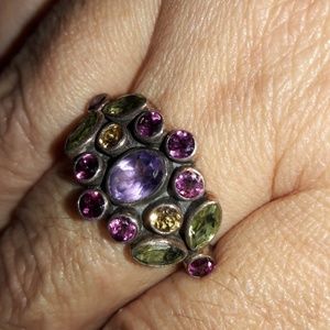 Nicky Butler Sterling Gemstone Ring